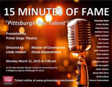 15 Minutes of Fame show poster