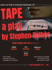 READING: Tape by Stephen Belber show poster