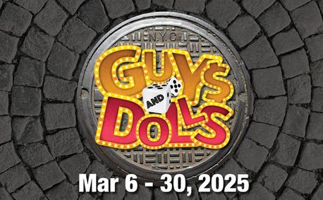 Guys and Dolls show poster