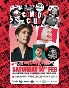 Signature Brew Comedy Club show poster