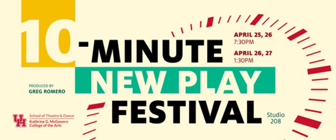 10 Minute Play Festival show poster