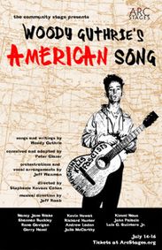 Woody Guthrie's American Song show poster