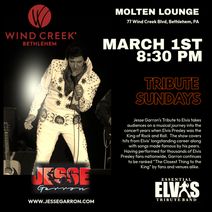 Jesse Garron's Tribute to Elvis at Wind Creek Casino