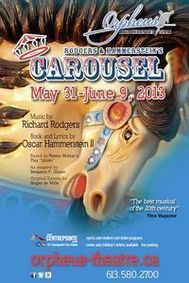 Rodgers and Hammerstein's Carousel show poster