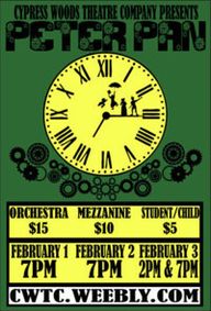 Peter Pan show poster