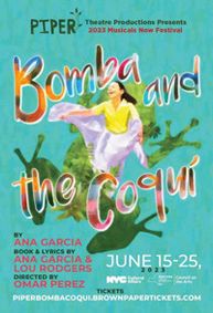 Bomba and the Coqui show poster