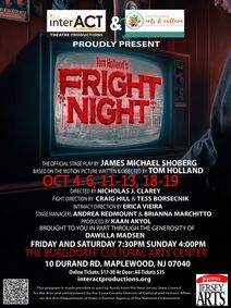 Tom Holland’s FRIGHT NIGHT, The Official Stage Play by James Michael Shoberg show poster