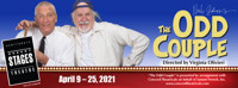 Neil Simon's THE ODD COUPLE show poster