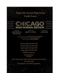 Chicago the musical show poster