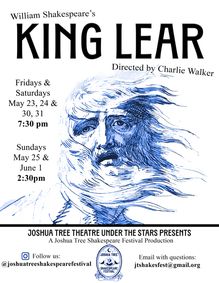 King Lear show poster