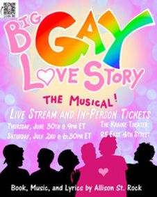 Big Gay Love Story, the Musical show poster