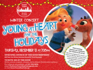 Young at Heart for the Holidays show poster