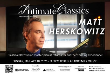 Intimate Classics – Matt Herskowitz show poster