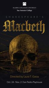Shakespeare's MACBETH show poster