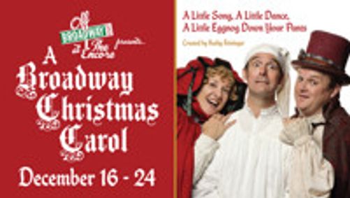A Broadway Christmas Carol show poster