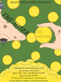 The Miser show poster