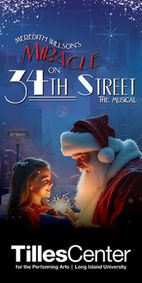Meredith Willson's Miracle on 34th Street show poster