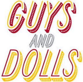 Guys and Dolls show poster
