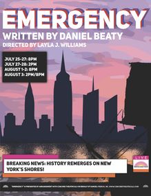 Emergency show poster