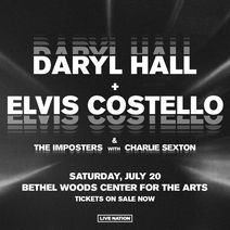 Daryl Hall + Elvis Costello & The Imposters with Charlie Sexton