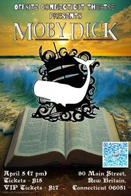 Moby Dick show poster