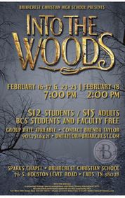 Into the Woods show poster