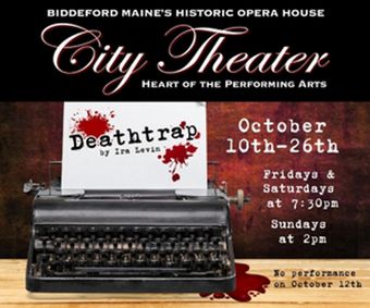 Deathtrap show poster
