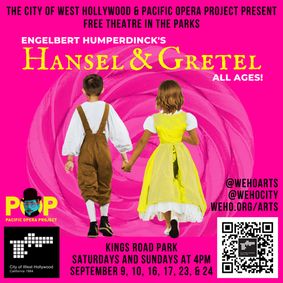 Hansel and Gretel show poster