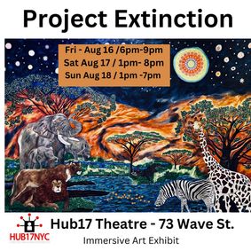 Project Extinction show poster