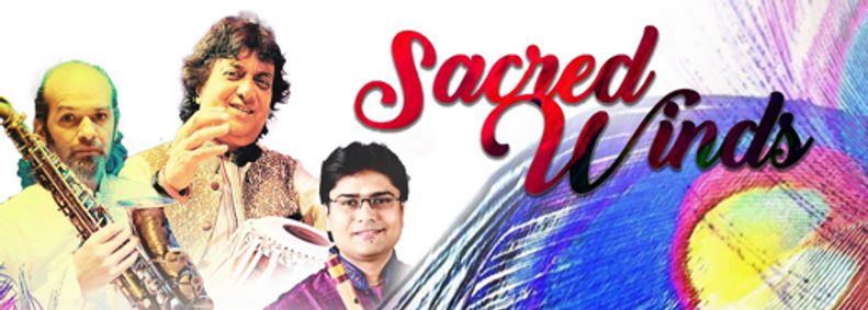 Sacred Winds co-presented with IndUS of the Fox Valley show poster