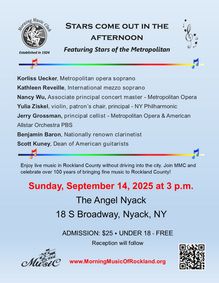 Stars Come Out In The Afternoon show poster