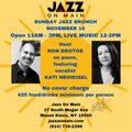 Sunday Jazz Brunch with Host/Pianist Ron Drotos and Guest Vocalist Kati Neiheisel in Rockland / Westchester