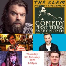 Comedy at The Clem Limehouse Glenn Wool , Patrick Monahan , Donatas Staneika , Sarah Evans and more