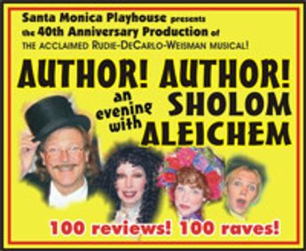 Author! Author! - An Evening with Sholom Aleichem show poster