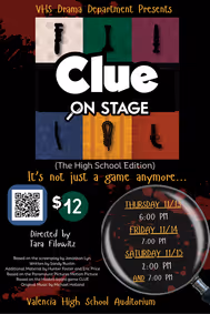 Clue: On Stage (High School Edition) show poster