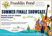 Franklin Pond Chamber Music Summer Finale Showcase 