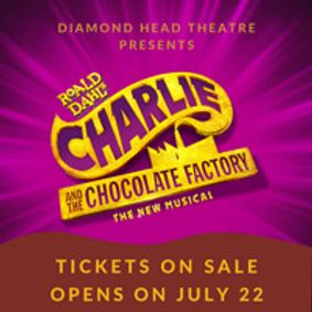 Roald Dah's Charlie and the Chocolate Factory show poster
