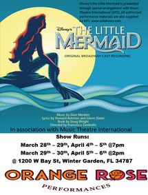 Disney’s The Little Mermaid show poster