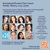 Second Annual International Women’s Day Second Annual International Women’s Day Concert, “Will They Remember Life Was Beautiful - A Tribute to Women in the Arts.” (Feat. Various Artists) 2023”