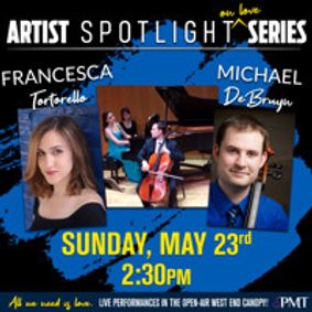 Artist Spotlight Series: Francesca Tortorello and Michael DeBruyn show poster