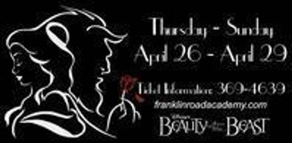 Disney's Beauty and the Beast show poster