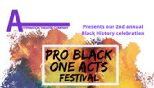 Pro-Black One-Acts show poster