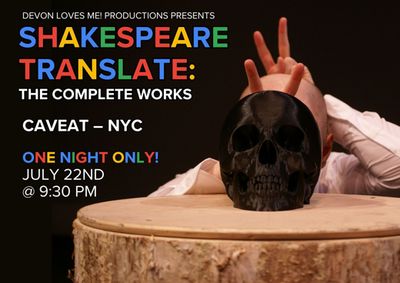 Shakespeare Translate: The Complete Works show poster