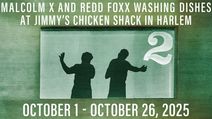 Malcolm X and Redd Foxx Washing Dishes at Jimmy's Chicken Shack in Harlem