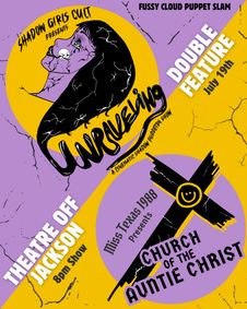 Fussy Cloud Puppet Slam Performance Series - Featuring: Miss Texas 1988 & Shadow Girls Cult. show poster