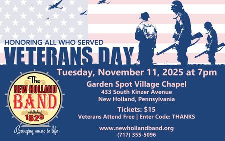 2025 Veterans Day Concert show poster