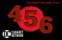 4  singers.  5 songs.   6pm!