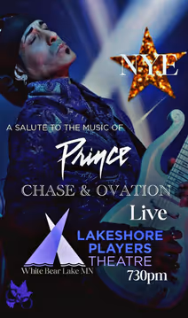 New Years eve with Chase and Ovation- The world's 19yr running, paramount tribute to PRINCE!