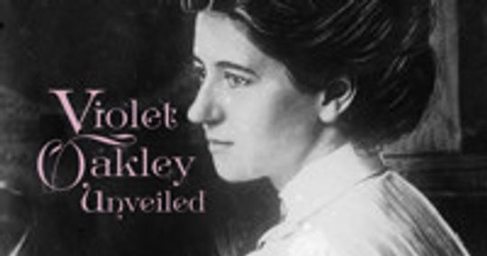 Violet Oakley Unveiled show poster