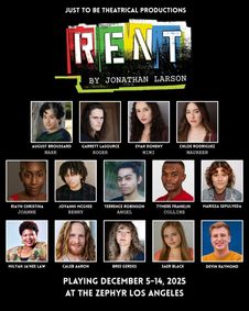 RENT show poster